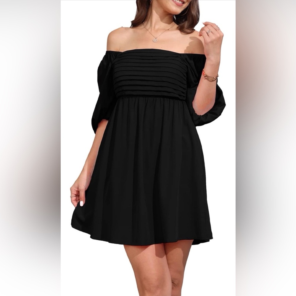 Square Neck Mini Dress - image 2